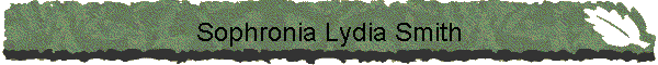 Sophronia Lydia Smith