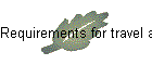 Requirements for travel across plains
